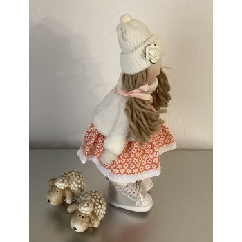 Boneca de tecido (altura 40cm)