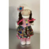 Boneca de tecido - altura 40cm