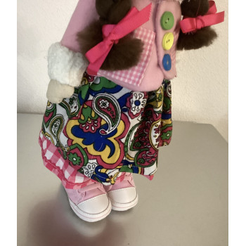 Boneca de tecido - altura 40cm