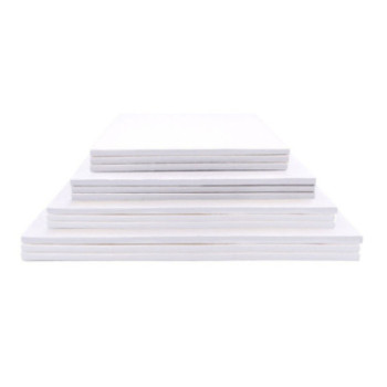 base alta retangular branca 40x50cm