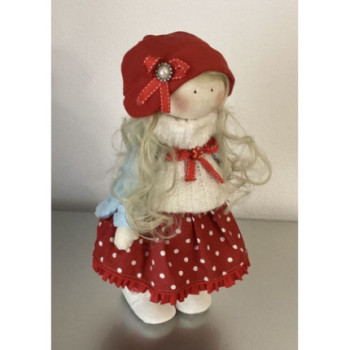 Boneca de tecido - altura 38cm