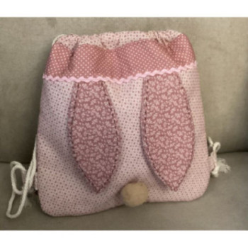 Michola Coelho tecido rosa