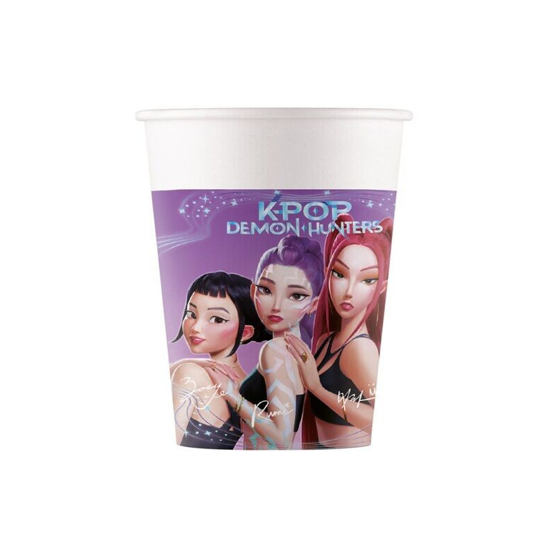 8 copos 200ml K-pop