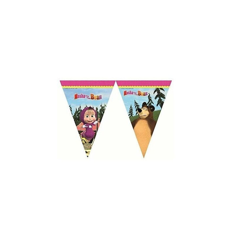 Bandeira Triangular Masha e o Urso