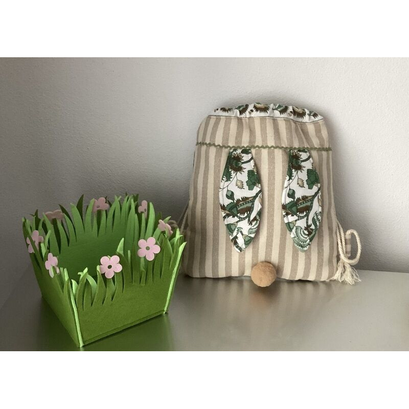 Mochila Coelho tecido