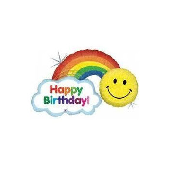 Balão Super Shape Holpgraphic Smile 45