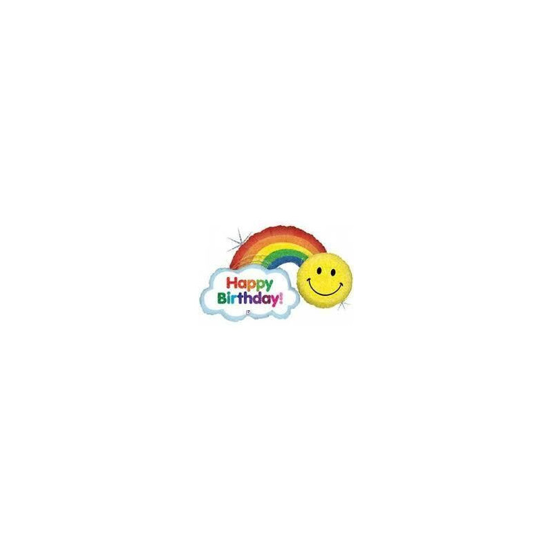 Balão Super Shape Holpgraphic Smile 45