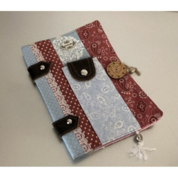 Capa de agenda tecido