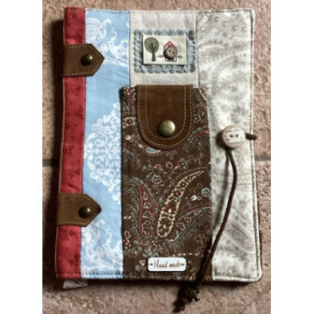 Capa de agenda tecido