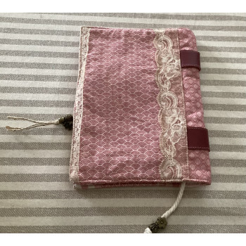 Capa de agenda em tecido