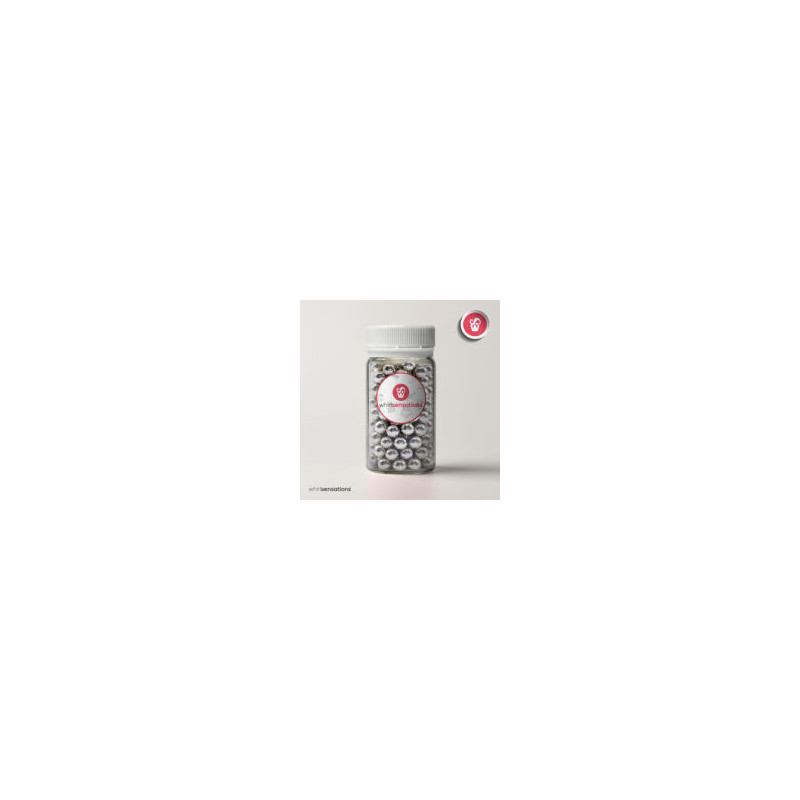 perolas metalizadas prata 75gr