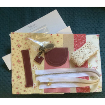 Kit bolsa amarelo e vermelho