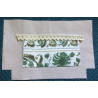 Kit bolsa verde e creme