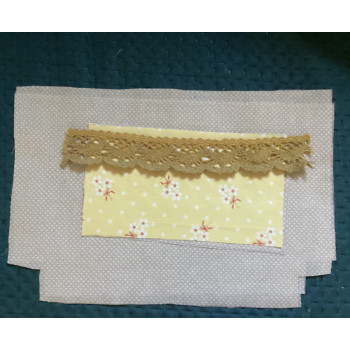 Kit bolsa amarelo e vermelho