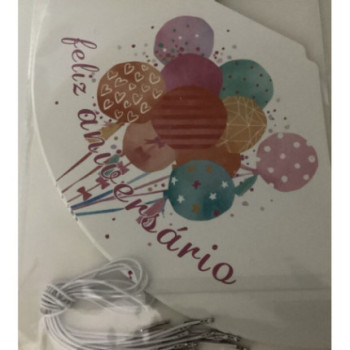 6pcs Chapéu de cartão Balões 105mmx106mm