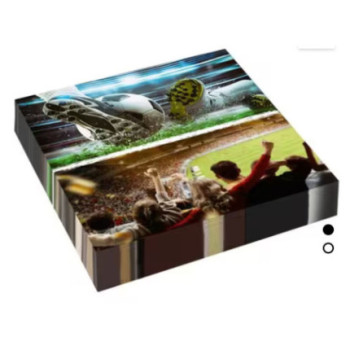 16 guardanapos 33x33cm futebol