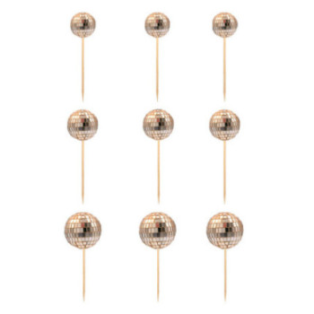esferas espelhadas bronze 9uni