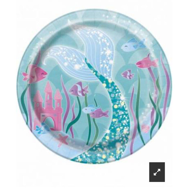 8 Pratos 18cm Sereia new generation