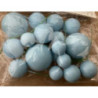 18 bolas decorativas Azul claro