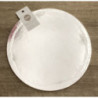 Base alta para bolos prata 35 cm