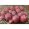 18 bolas decorativas rosa