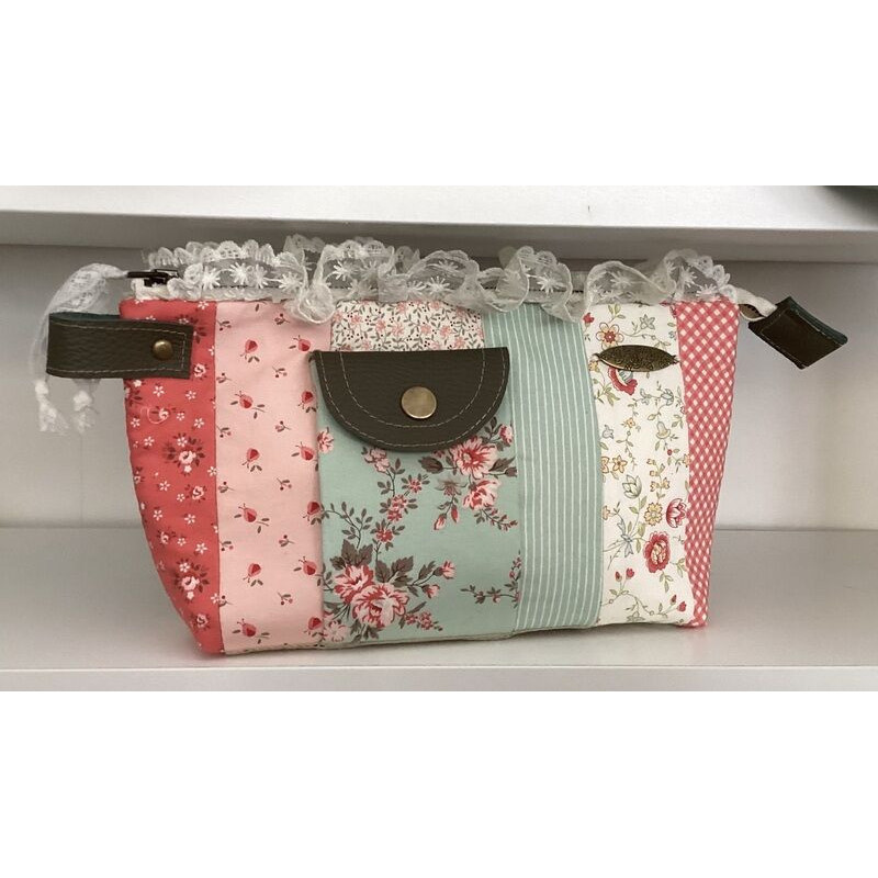 Bolsa em tecido 15x28cm