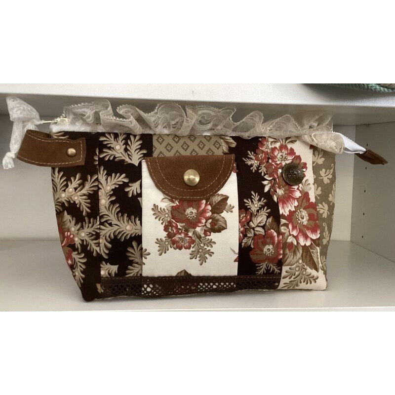 Bolsa em tecido 15x28cm