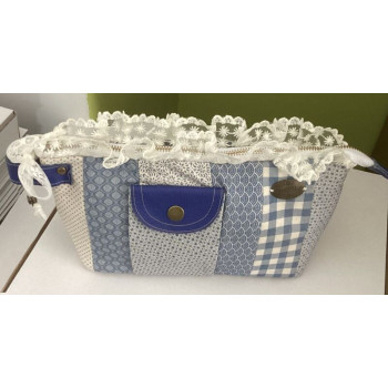 Bolsa em tecido 15x28cm