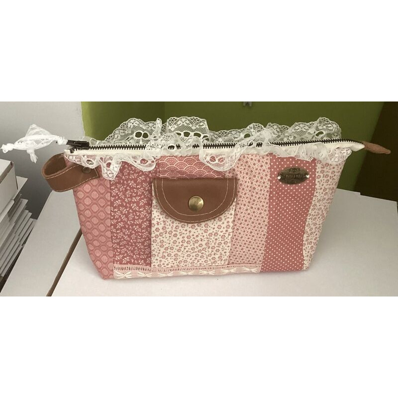 Bolsa em tecido 15x28cm