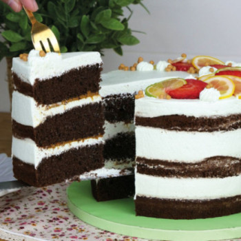 sponge cake chocolate 500gr