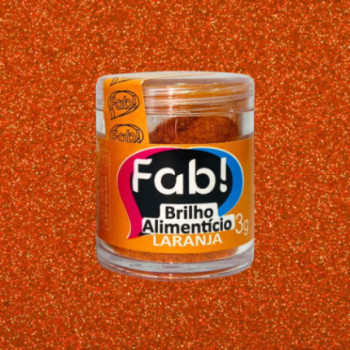 corante em pó brilhante laranja 3gr