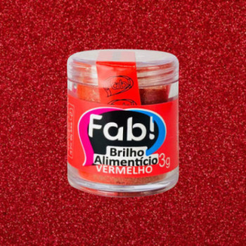 corante em pó brilhante vermelho 3gr