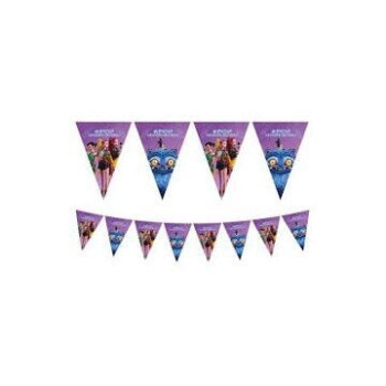 Bandeira triangular papel K-POP 2,3mt