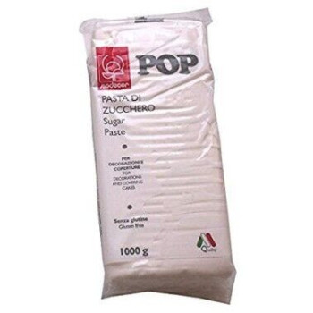 Pasta de açúcar Modecor 1Kg branca