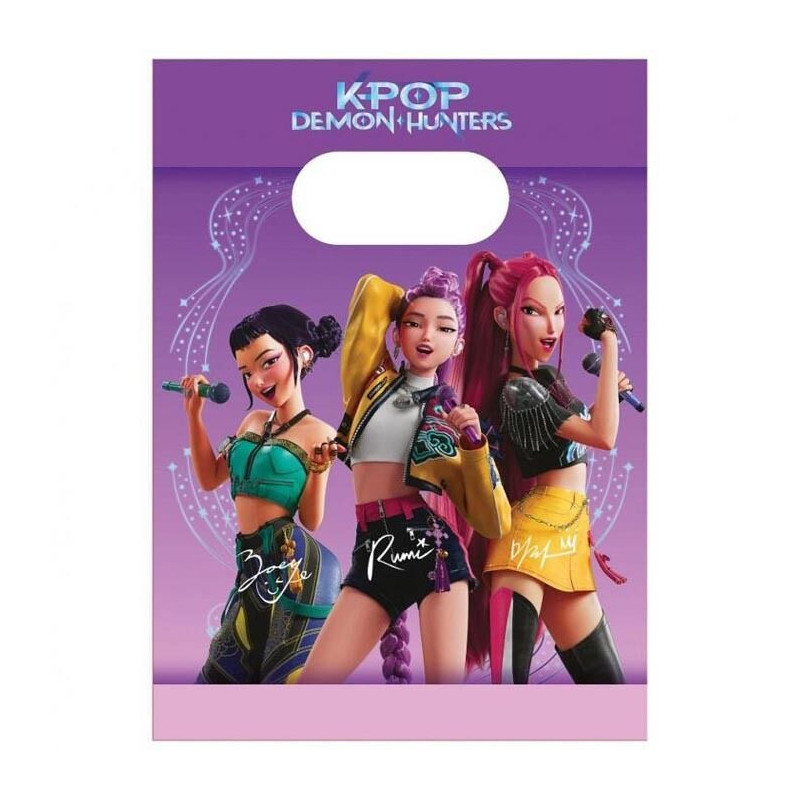 4 sacos papel K-POP 16x22cm