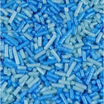 granulado Azul e azul turquesa brilhante