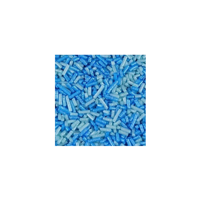 granulado Azul e azul turquesa brilhante