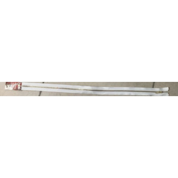 Fecho metal branco 60cm