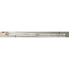 Fecho metal branco 60cm