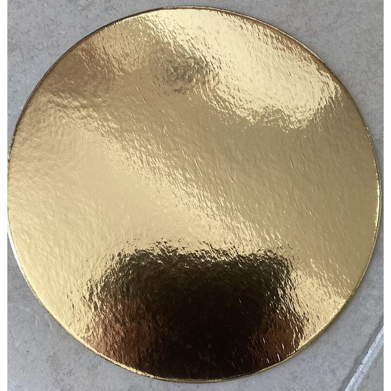 Prato redondo 22cm ouro