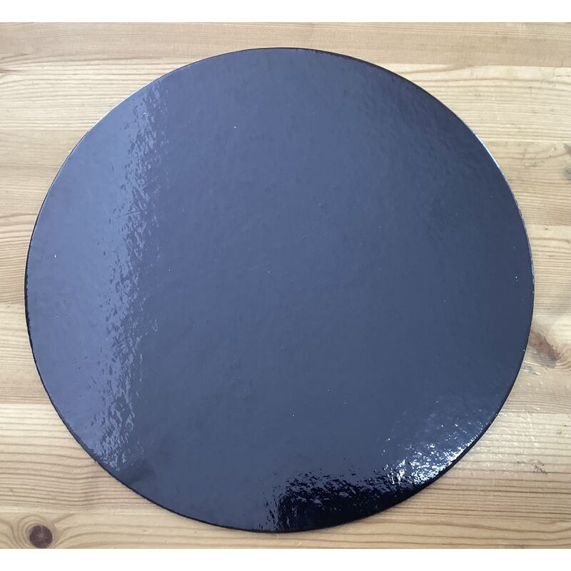 Prato redondo 26cm preto