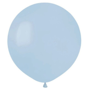 5 Balões de Latex Gemar 19" Powder Blue - Azul