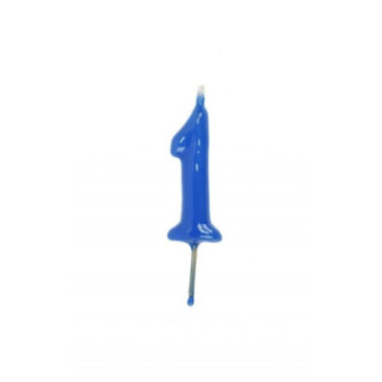Vela 6cm N1 Azulão