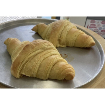 Croissant Simples - pães de leite simples