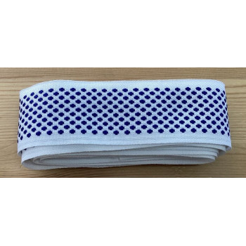 Fita com padrão branco e azul 3mx4cm