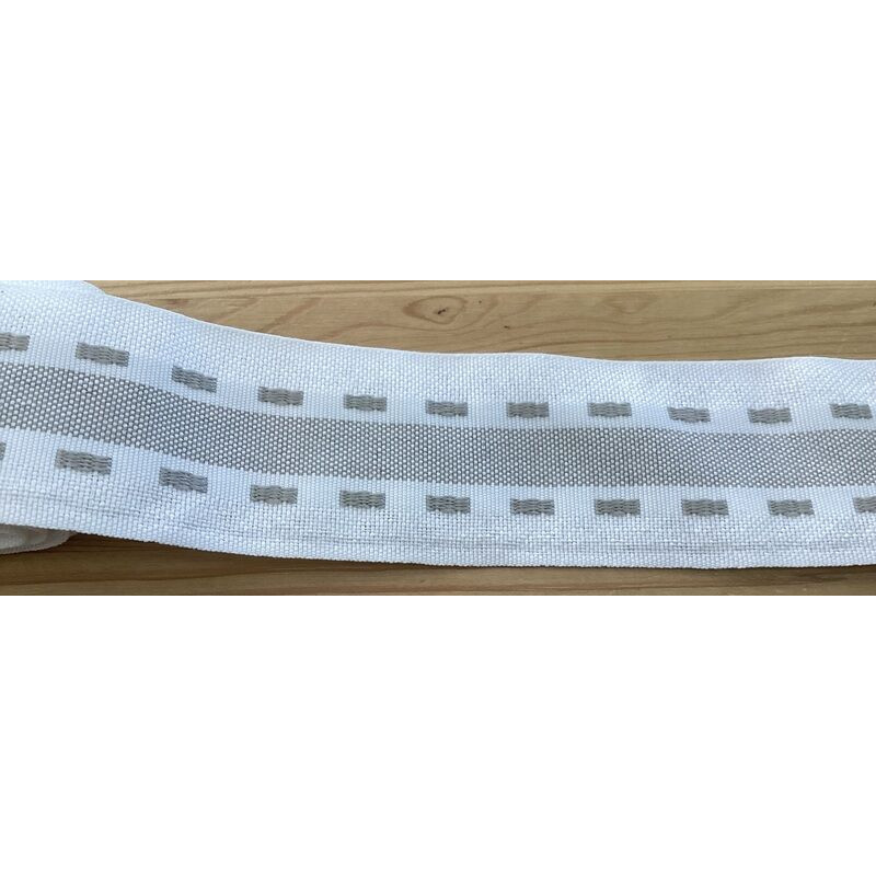 Fita com padrão tons branco e beje 3mx4cm