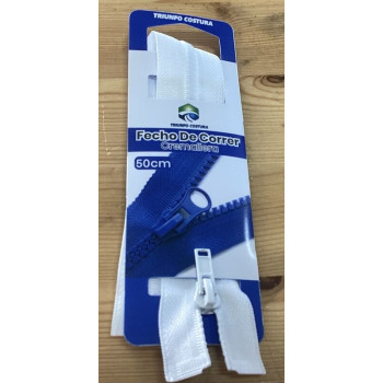 Fecho branco 50 cm