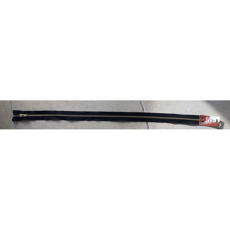 Fecho metal preto 65 cm