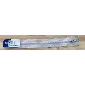 fecho metal creme 18cm