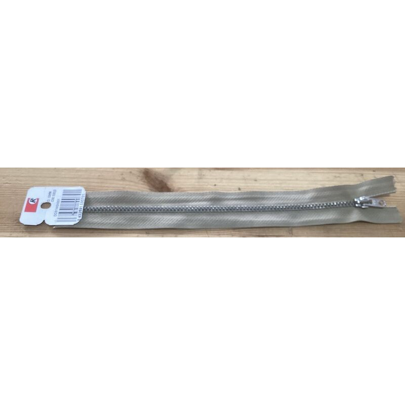Fecho metal creme 20cm